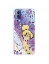 Hülle für Vivo Y52 5G Offizielle Disney Tinkerbell Flowers - Peter Pan