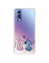 Hülle für Vivo Y52 5G Offizieller Disney Angel & Stitch Bisou – Lilo & Stitch