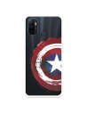 Funda para Oppo A53s Oficial de Marvel Capitán América Escudo Transparente - Marvel