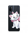 Funda para Oppo A53s Oficial de Disney Marie Silueta - Los Aristogatos