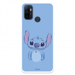 Funda para Oppo A53s Oficial de Disney Stitch Azul - Lilo & Stitch