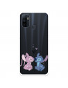 Funda para Oppo A53s Oficial de Disney Angel & Stitch Beso - Lilo & Stitch