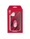 Funda para Motorola Moto G30 del Granada CF Escudo - Líneas Rojas y Negras  - Licencia Oficial Granada CF