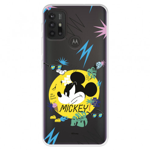 Funda para Motorola Moto G30 Oficial de Disney Mickey Mickey Urban - Clásicos Disney