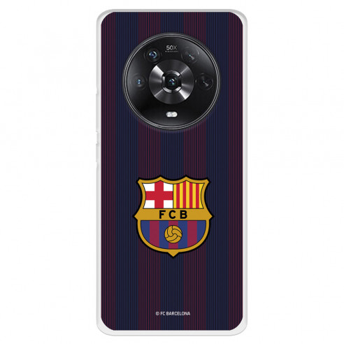 Funda para Huawei Honor Magic4 Lite del FC Barcelona Rayas Blaugrana  - Licencia Oficial FC Barcelona