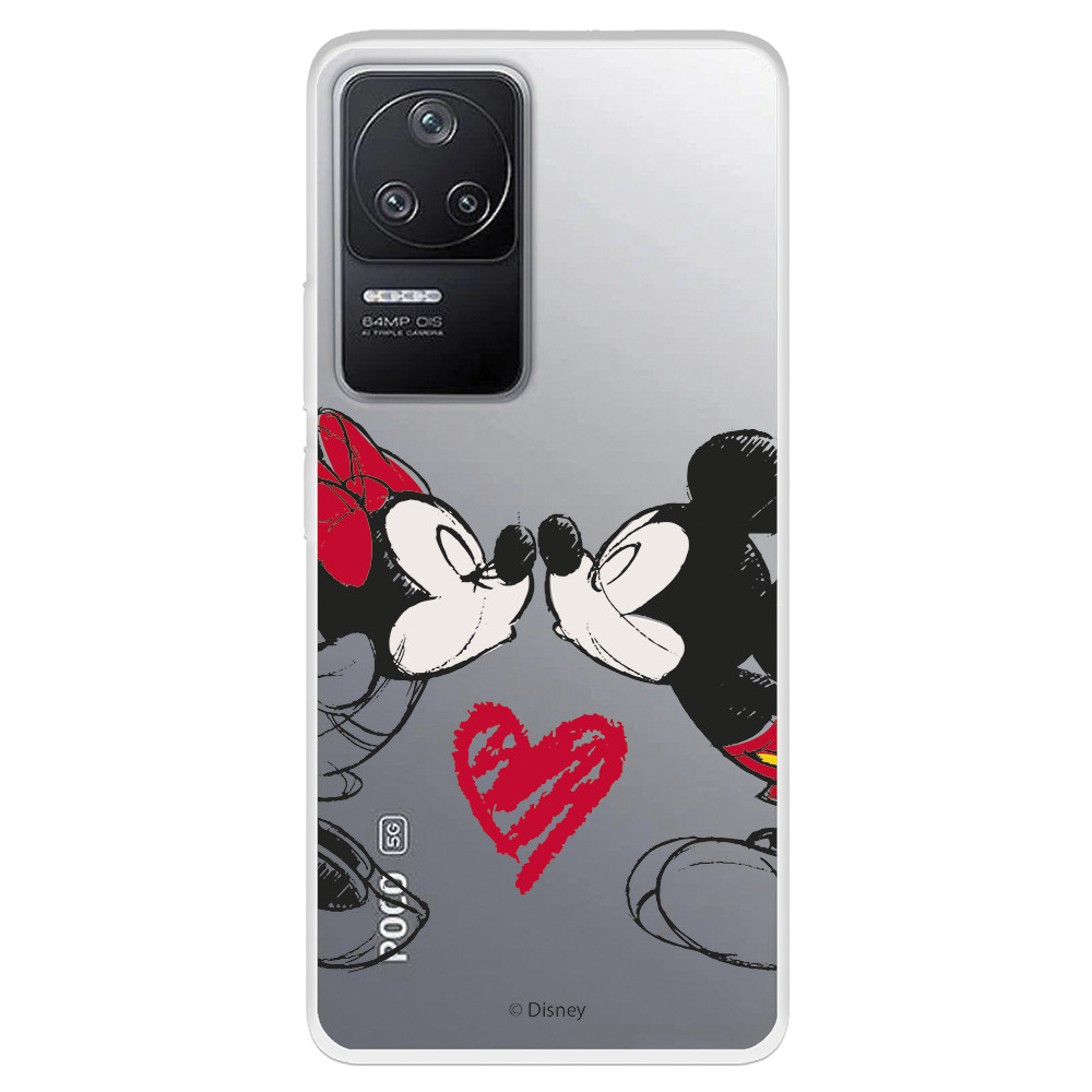 Funda para Samsung Galaxy A54 5G Oficial de Disney Mickey y Minnie Beso -  Clásicos Disney