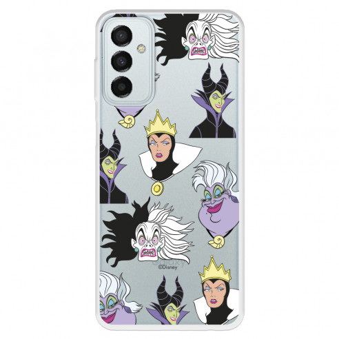 Funda para Samsung Galaxy M13 Oficial de Disney Villanas Patrón - Villanas Disney