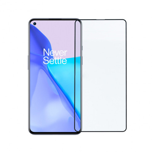 Vollschwarzes gehärtetes Glas für Oneplus 9