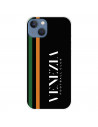 Funda para IPhone 14 Max del Venezia Football Club Fondo Negro y Rayas  - Licencia Oficial Venezia Football Club