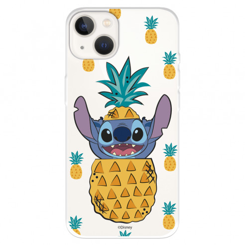 Funda para IPhone 14 Oficial de Disney Stitch Piñas - Lilo & Stitch