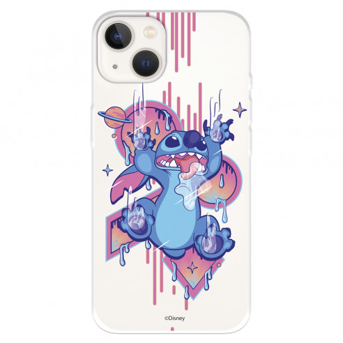 Funda para IPhone 14 Oficial de Disney Stitch Graffiti - Lilo & Stitch