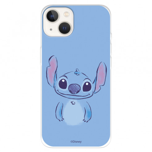 Funda para IPhone 14 Oficial de Disney Stitch Azul - Lilo & Stitch