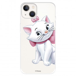 Funda para IPhone 14 Oficial de Disney Marie Silueta - Los Aristogatos