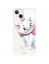 Funda para IPhone 14 Oficial de Disney Marie Silueta - Los Aristogatos