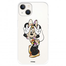 Funda para IPhone 14 Oficial de Disney Minnie Posando - Clásicos Disney