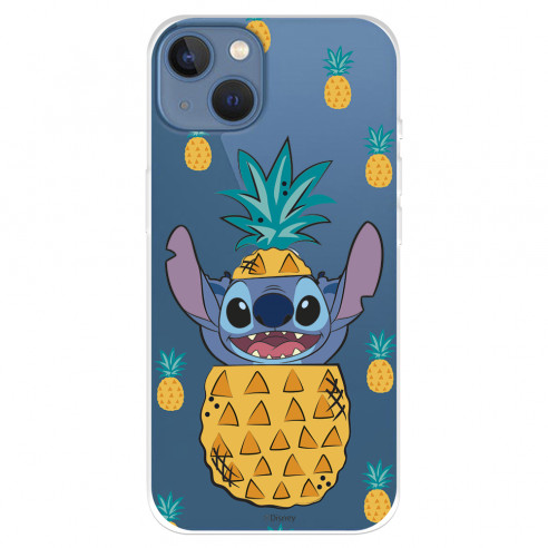 Funda para IPhone 14 Max Oficial de Disney Stitch Piñas - Lilo & Stitch