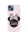 Funda para IPhone 14 Max Oficial de Disney Minnie Pink Shadow - Clásicos Disney