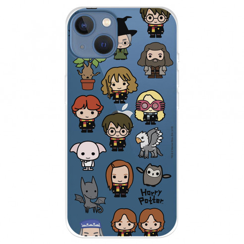 Funda para IPhone 14 Max Oficial de Harry Potter Personajes Iconos - Harry Potter