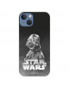 Funda para IPhone 14 Max Oficial de Star Wars Darth Vader Fondo negro - Star Wars