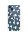 Funda para IPhone 14 Max Oficial de Disney Chip Potts Siluetas - La Bella y la Bestia