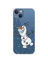 Funda para IPhone 14 Max Oficial de Disney Olaf Transparente - Frozen