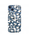 Funda para IPhone 14 Max Oficial de Peanuts Snoopy siluetas - Snoopy