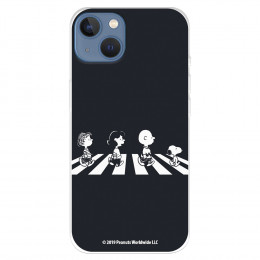 Funda para IPhone 14 Max Oficial de Peanuts Personajes Beatles - Snoopy