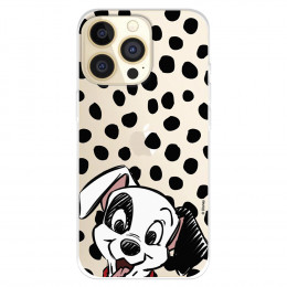 Funda para IPhone 14 Pro Oficial de Disney Cachorro Manchas - 101 Dálmatas