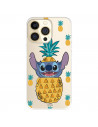 Funda para IPhone 14 Pro Oficial de Disney Stitch Piñas - Lilo & Stitch