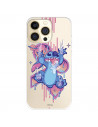 Funda para IPhone 14 Pro Oficial de Disney Stitch Graffiti - Lilo & Stitch