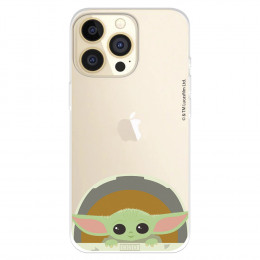 Funda para IPhone 14 Pro Oficial de Star Wars Baby Yoda Sonrisas - The Mandalorian