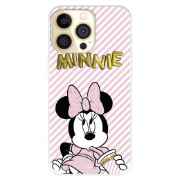 Funda para IPhone 14 Pro Oficial de Disney Minnie Cold Balloon - Clásicos Disney