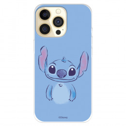 Funda para IPhone 14 Pro Oficial de Disney Stitch Azul - Lilo & Stitch