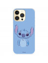 Funda para IPhone 14 Pro Oficial de Disney Stitch Azul - Lilo & Stitch