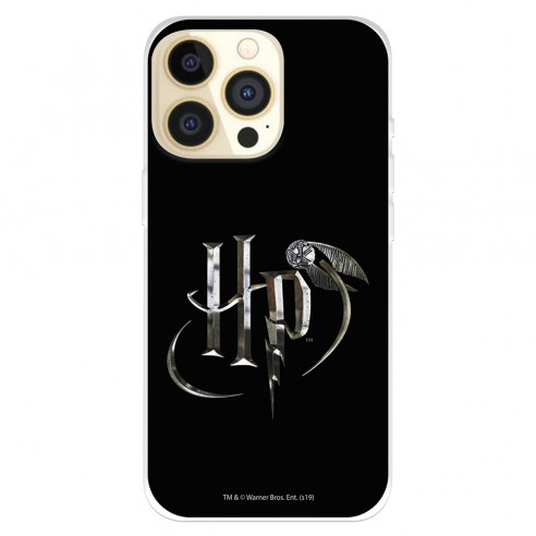 Funda para IPhone 14 Pro Oficial de Harry Potter HP Iniciales - Harry Potter