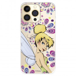 Funda para IPhone 14 Pro Oficial de Disney Campanilla Flores - Peter Pan