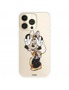 Funda para IPhone 14 Pro Oficial de Disney Minnie Posando - Clásicos Disney