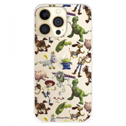 Funda para IPhone 14 Pro Oficial de Disney Muñecos Toy Story Siluetas - Toy Story