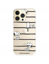 Funda para IPhone 14 Pro Oficial de Peanuts Snoopy rayas - Snoopy