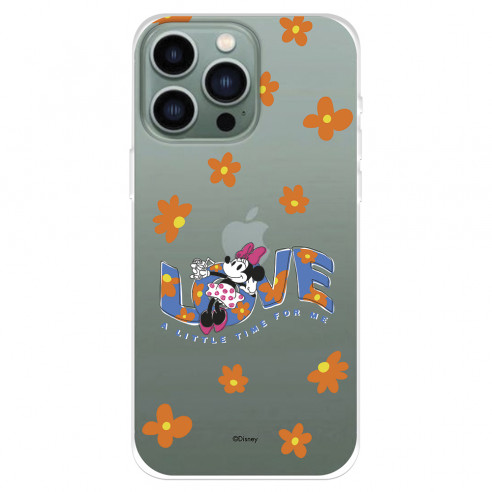 Funda para IPhone 14 Pro Max Oficial de Disney Minnie Minnie Love - Clásicos Disney