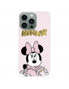 Funda para IPhone 14 Pro Max Oficial de Disney Minnie Cold Balloon - Clásicos Disney