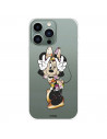 Funda para IPhone 14 Pro Max Oficial de Disney Minnie Posando - Clásicos Disney