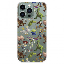 Funda para IPhone 14 Pro Max Oficial de Disney Muñecos Toy Story Siluetas - Toy Story