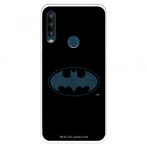 Funda para Alcatel 1SE 2020 Oficial de DC Comics Batman Logo Transparente - DC Comics