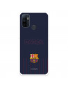 Hülle für Oppo A11s FC Barcelona Barsa Blauer Hintergrund – FC Barcelona Offizielle Lizenz