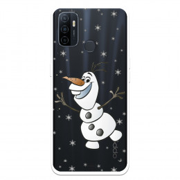 Funda para Oppo A11s Oficial de Disney Olaf Transparente - Frozen