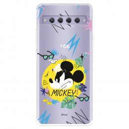 Funda para TCL 10 Plus Oficial de Disney Mickey Mickey Urban - Clásicos Disney