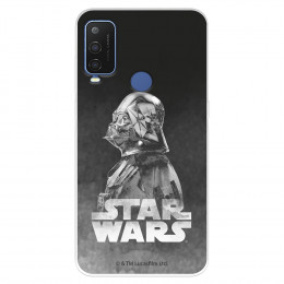 Funda para Alcatel 1 L Pro Oficial de Star Wars Darth Vader Fondo negro - Star Wars