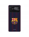 FC Barcelona Xiaomi Poco C40 Gehäuse Blaugrana Lines - FC Barcelona Offizielle Lizenz