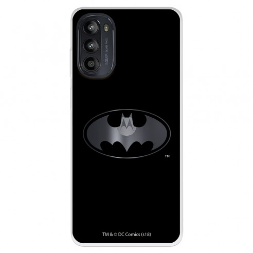 Funda para Motorola Moto G52 Oficial de DC Comics Batman Logo Transparente - DC Comics